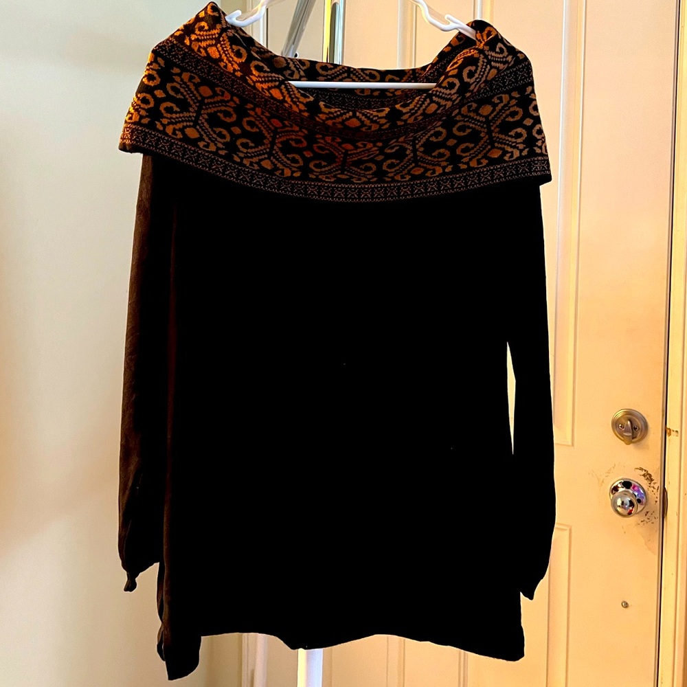 Sienna Sage Off Shoulder Sweater